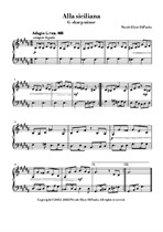 Opening Doors - G# minor - Alla siciliana (Elementary Piano Piece in G# minor)
