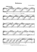 Meditation in F minor - Late Elementary/Early Intermediate Piano Piece in F minor